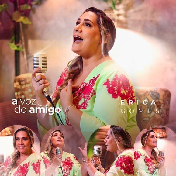 Capa do Single/EP " Voz do Amigo ", de Erica Gomes