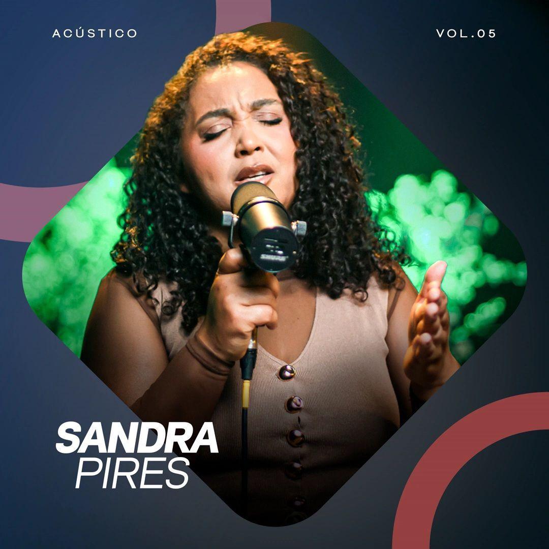 Capa do álbum "Acústico, Vol. 8", de Sandra Pires