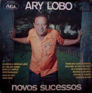 Capa do álbum "Novos Sucessos", de Ary Lobo