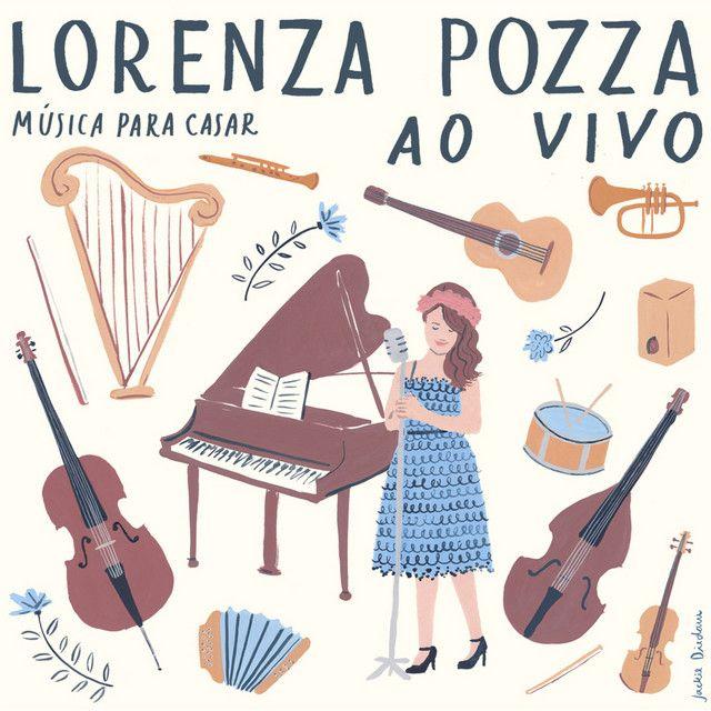 Single/EP cover of "Música para Casar (Ao Vivo)" by Lorenza Pozza