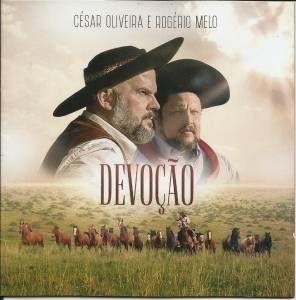 Portada de Álbum "Devoção", de César Oliveira e Rogério Melo