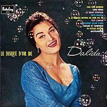 Capa do Álbum "Le Disque D'or De", de Dalida