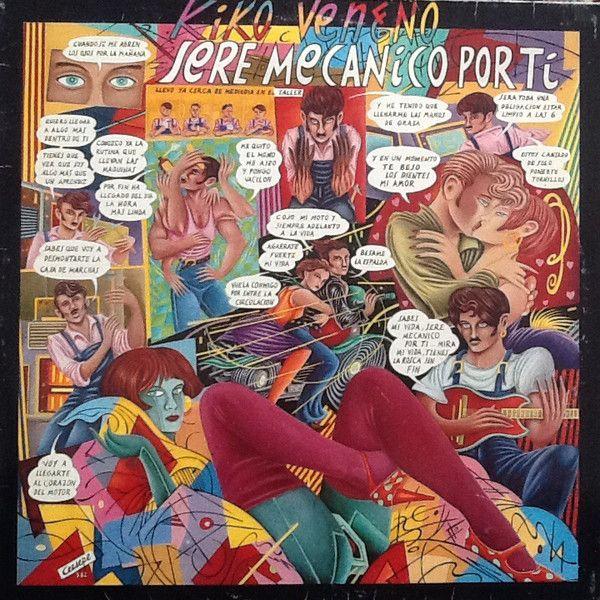Portada de Álbum "Seré Mecánico Por Ti", de Kiko Veneno