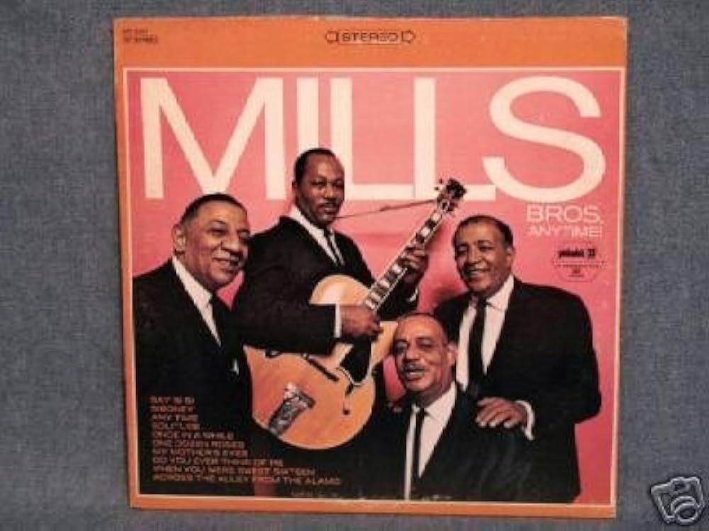 Cover for Album "Anytime!" by The Mills Brothers