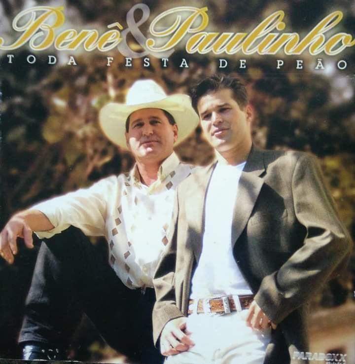 Capa do Álbum "Toda Festa de Peão", de Benê e Paulinho