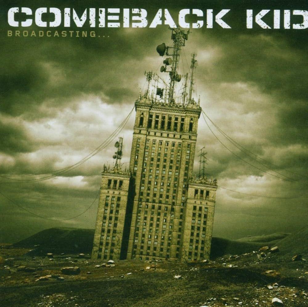 Capa do Álbum "Broadcasting ", de Comeback Kid