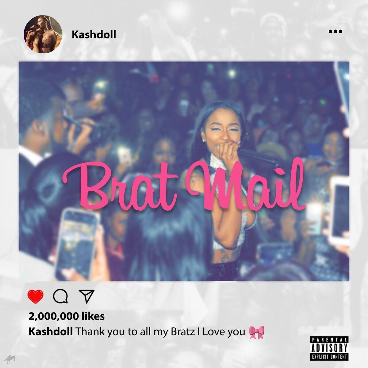 Portada de Álbum "Brat Mail", de Kash Doll