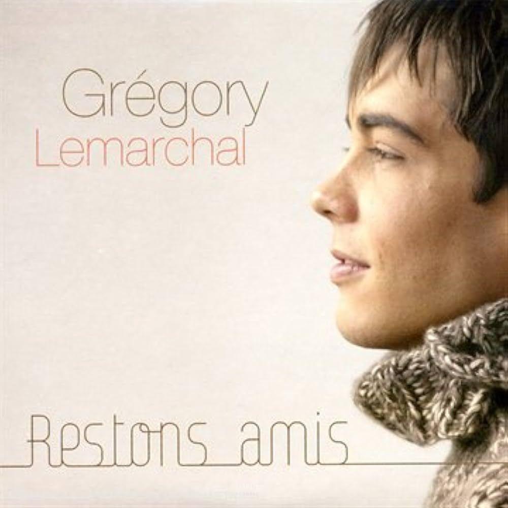 Portada del álbum "Restons Amis", de Gregory Lemarchal