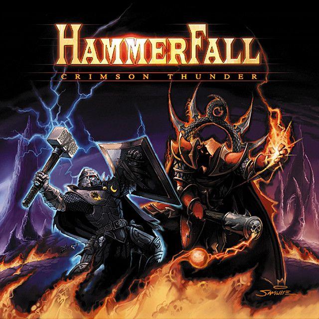 Capa do álbum "Crimson Thunder", de HammerFall
