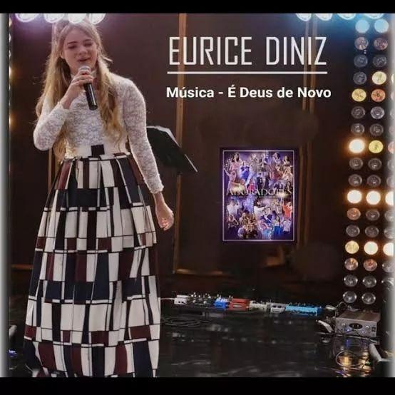 Single/EP cover of "É Deus de Novo" by Eurice Diniz