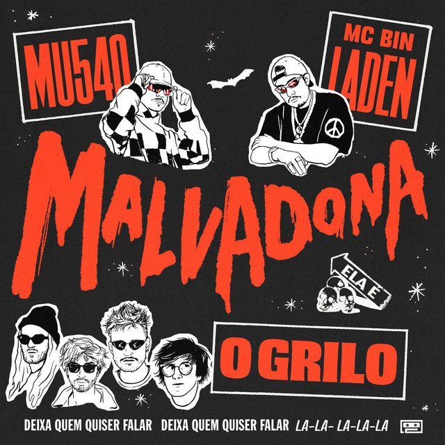 Capa do Single/EP "MALVADONA", de O Grilo
