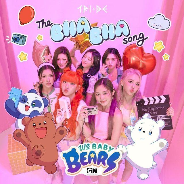 Portada de Sencillo/EP "The Bha Bha Song (We Baby Bears Theme)", de TRI.BE (K-Pop)