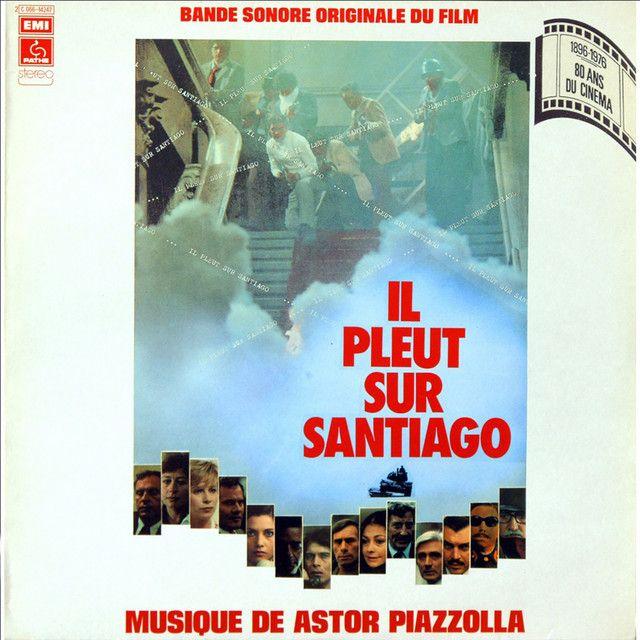Portada de Álbum "Il Pleut Sur Santiago", de Astor Piazzolla