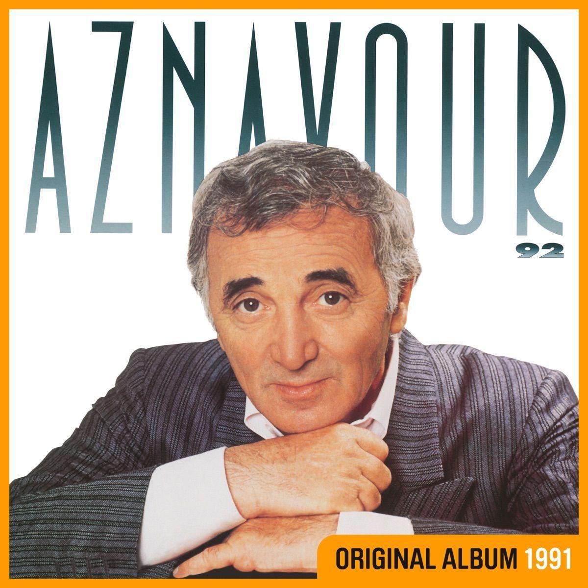 Portada del álbum "Aznavour 92", de Charles Aznavour