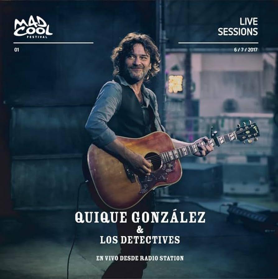 Portada de Álbum "En Vivo Desde Radio Station", de Quique González