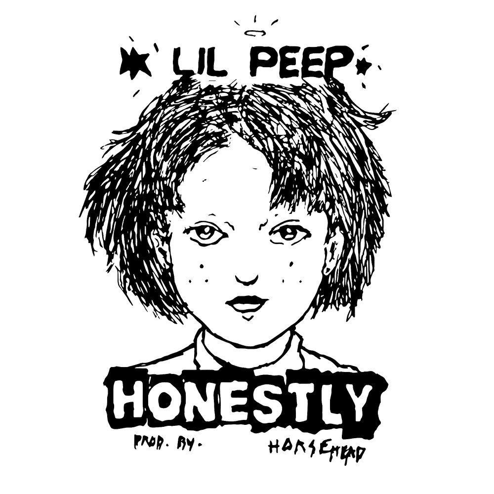 Portada del álbum "Honestly", de Lil Peep