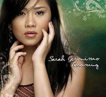 Portada de Álbum "Becoming", de Sarah Geronimo
