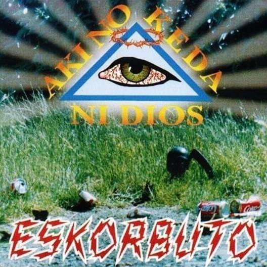 Portada de Álbum "Aki no keda ni dios", de Eskorbuto