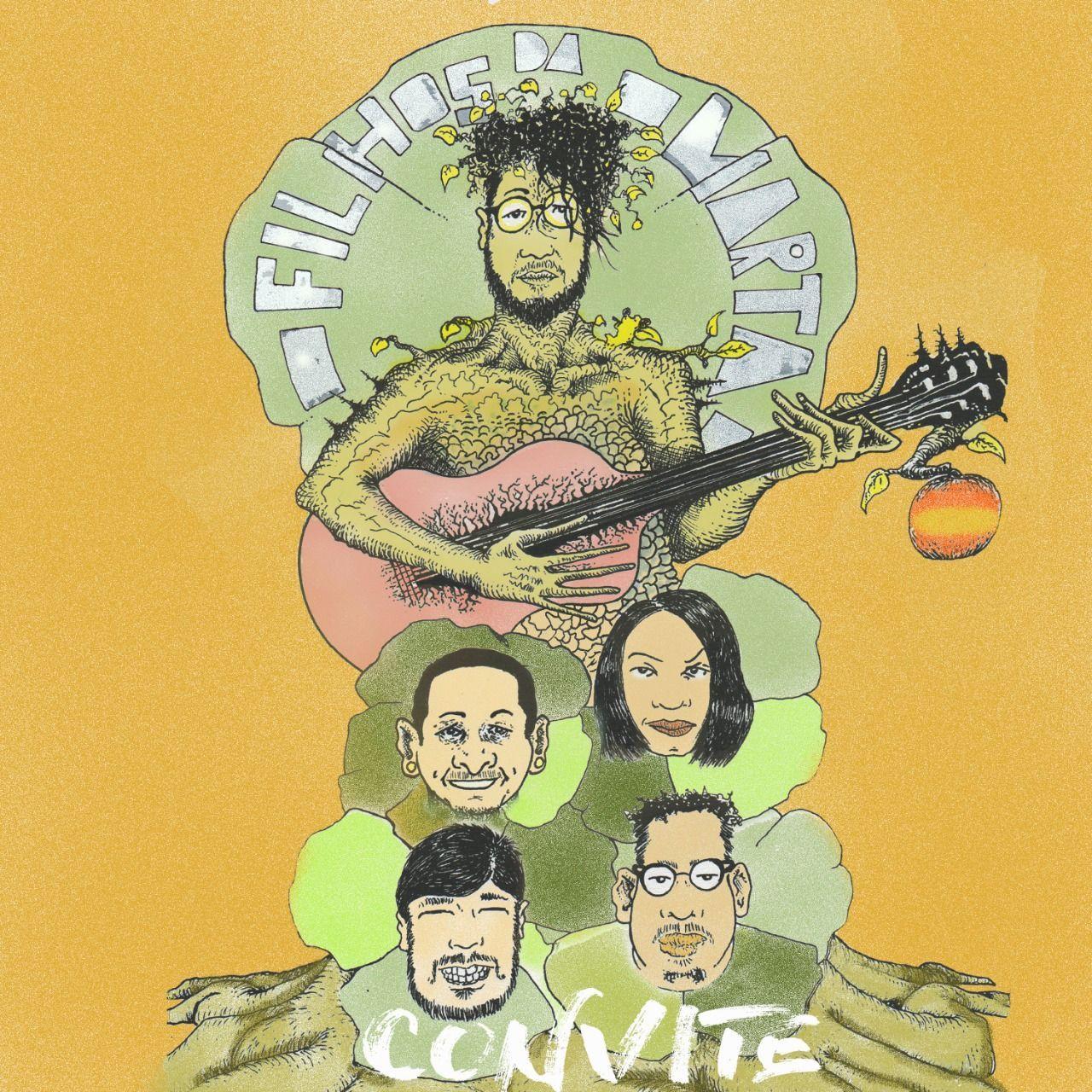 Portada de Álbum "Convite", de Filhos da Marta