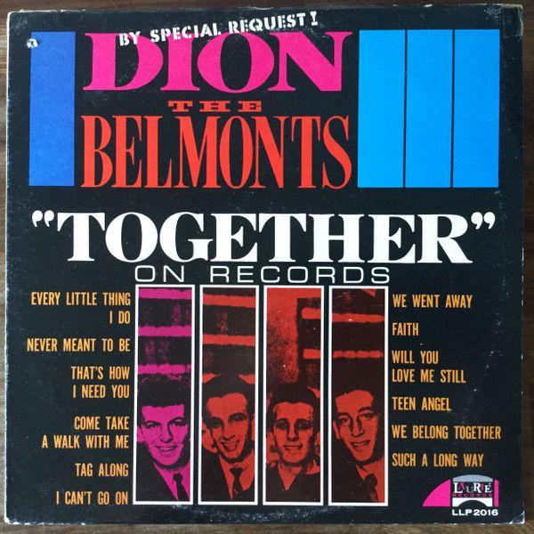 Portada de Álbum "Together", de Dion And The Belmonts