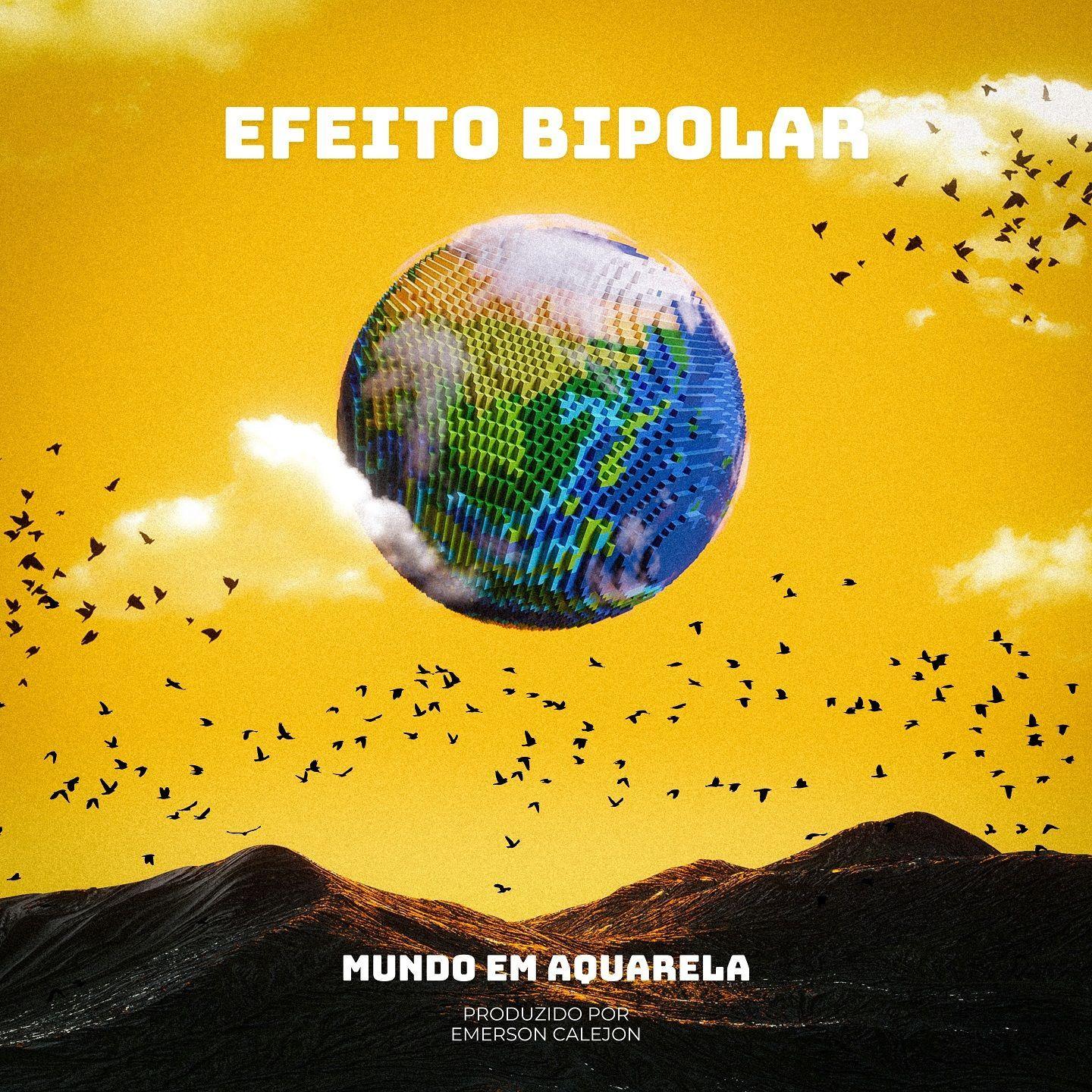 Capa do Álbum "Mundo em Aquarela", de Efeito Bipolar