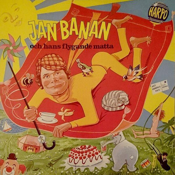 Portada de Álbum "Jan Banan Och Hans Flygande Matta", de Harpo
