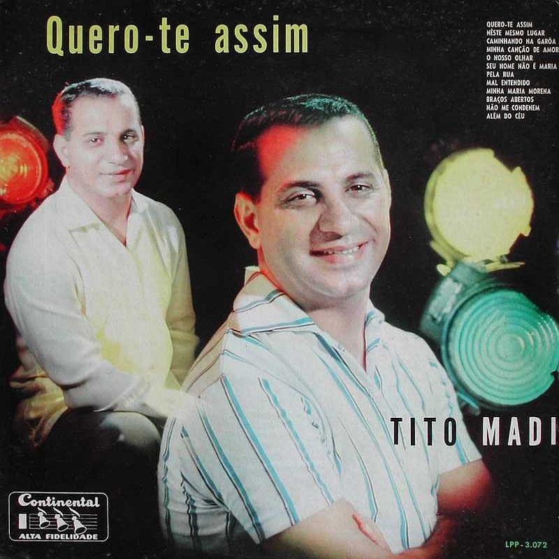 Portada de Álbum "Quero-te Assim", de Tito Madi