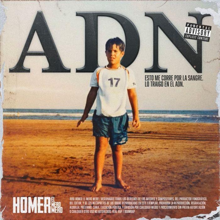 Portada de Álbum "ADN", de Homer El Mero Mero