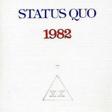 Portada de Álbum "1+9+8+2 = XX", de Status Quo