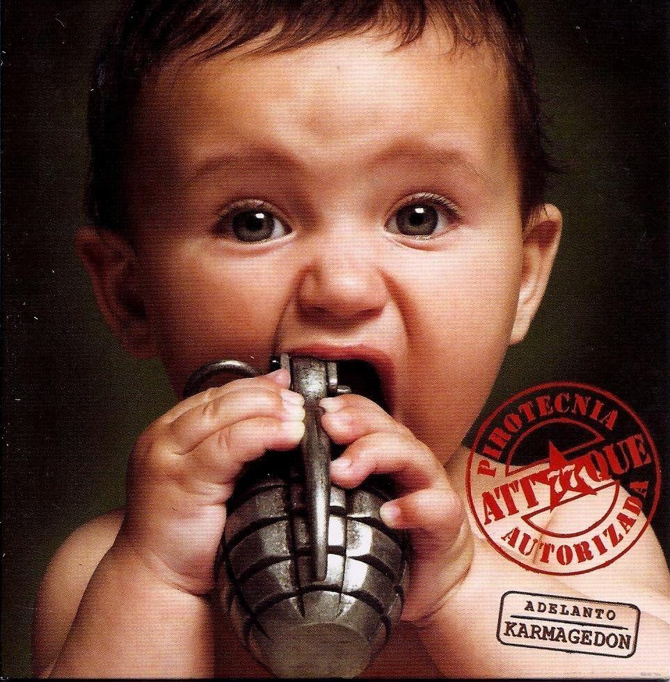 Capa do Álbum "Pirotecnia Autorizada", de Attaque 77