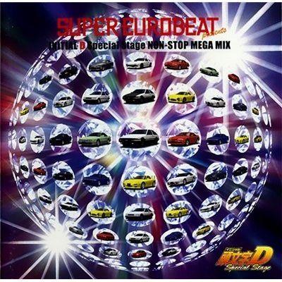 Portada del álbum "Initial D Special Stage Non-Stop Mega Mix", de Initial D