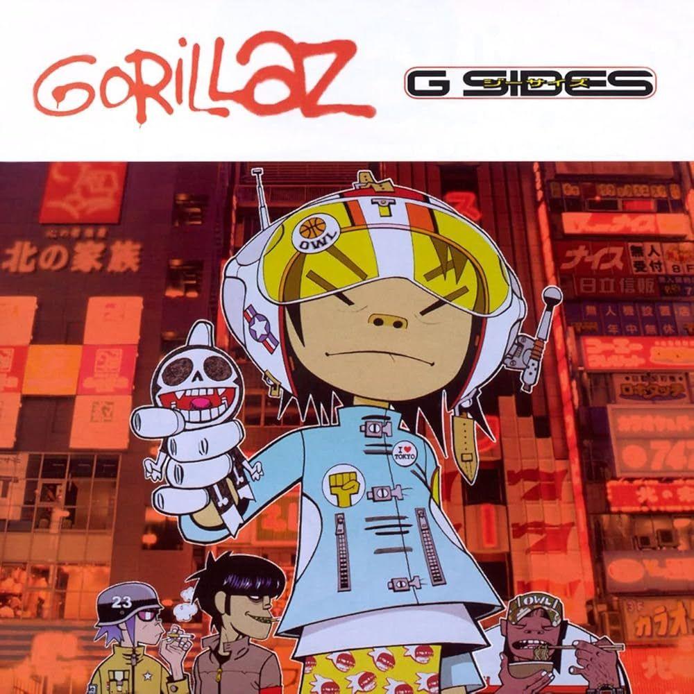 Album cover of "G-Sides" by Gorillaz