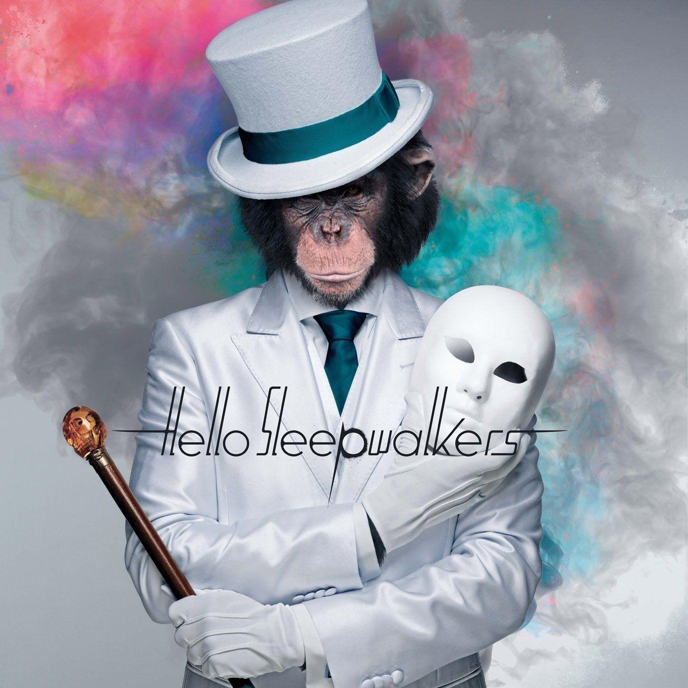 Portada de Álbum "Masked Monkey Awakening", de Hello Sleepwalkers