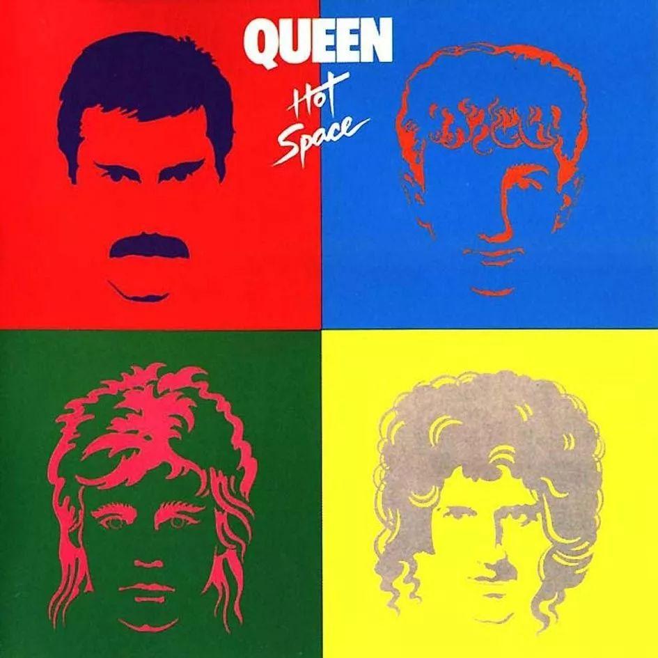 Capa do álbum "Hot Space", de Queen