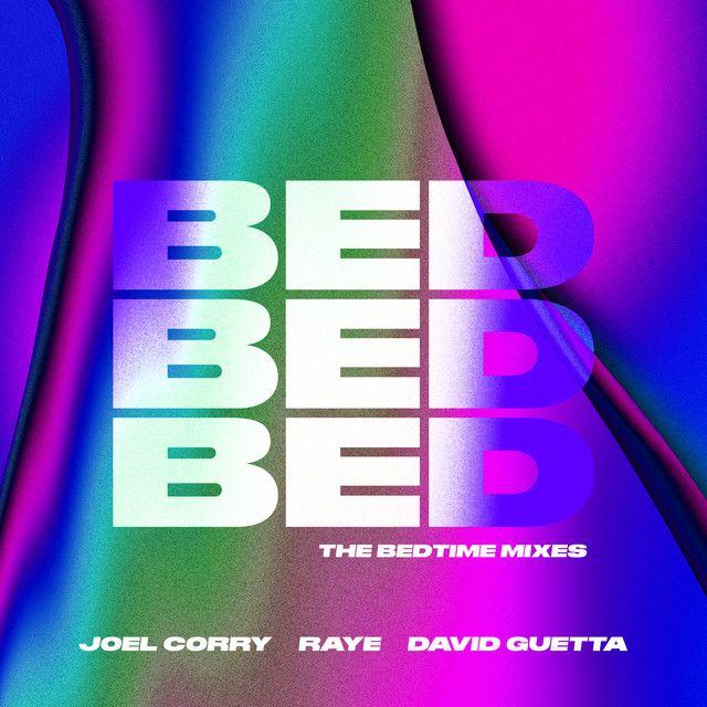 Capa do Single/EP "BED (The BEDtime Mixes) (feat. Joel Corry & David Guetta)", de RAYE