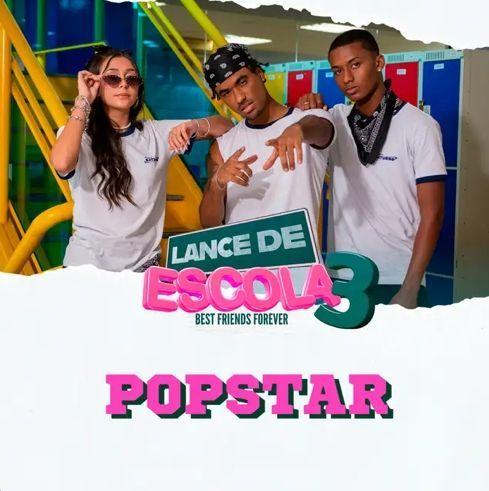 Capa do álbum "Popstar (part. Isacque Lopes)", de Kysha e Mine