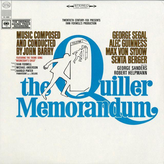 Capa do álbum "The Quiller Memorandum", de John Barry