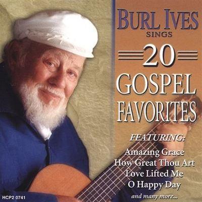 Portada de Álbum " Sings 20 Gospel Favorites", de Burl Ives