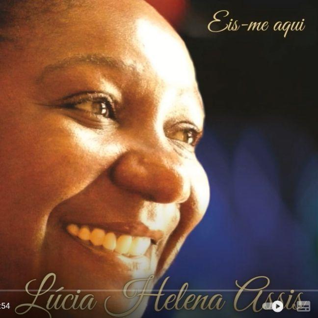 Portada de Álbum "Eis-Me Aqui", de Cantora Lúcia Helena Assis