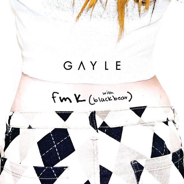 Portada del álbum "fmk (with blackbear)", de GAYLE