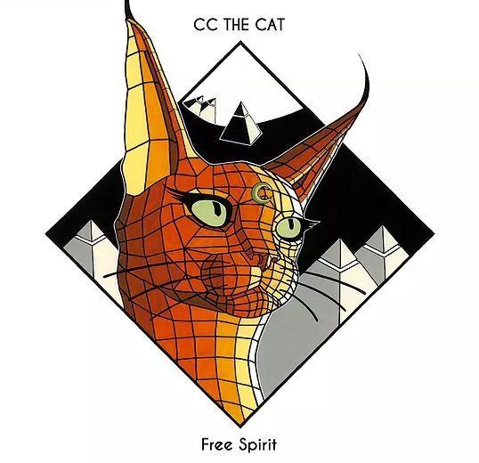 Portada de Sencillo/EP "Free Spirit", de CC the Cat