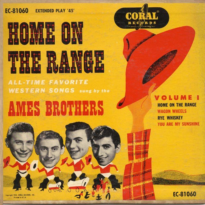Portada de Álbum "Home On The Range", de The Ames Brothers