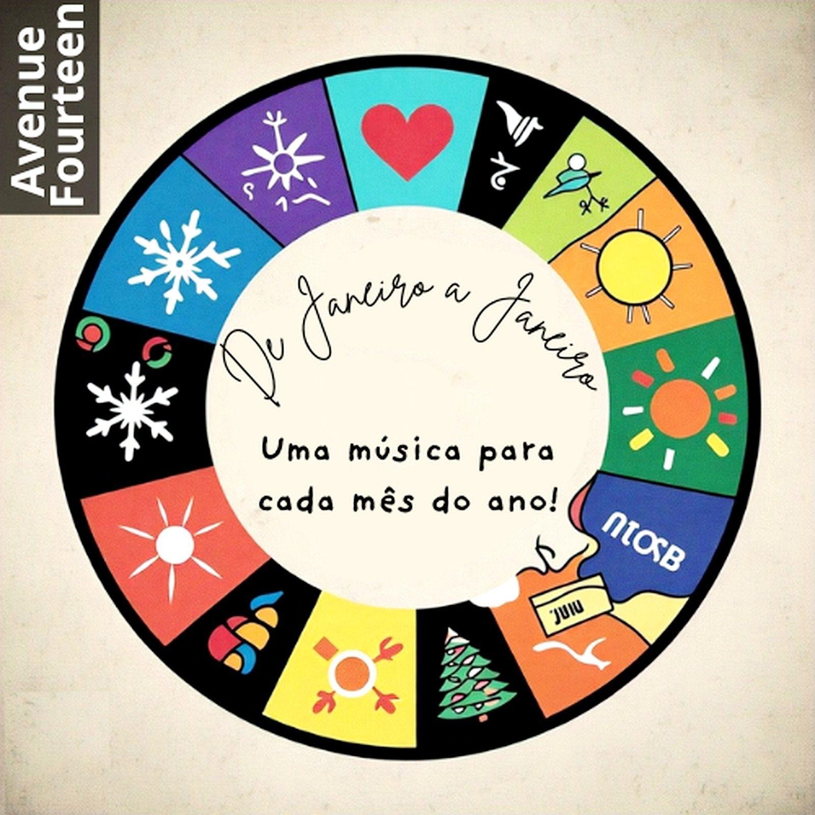 Portada de Álbum "Uma Música Para Cada Mês do Ano", de Avenue Fourteen