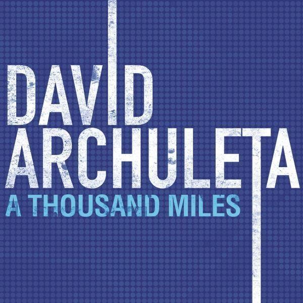 Portada de Sencillo/EP "A Thousand Miles", de David Archuleta