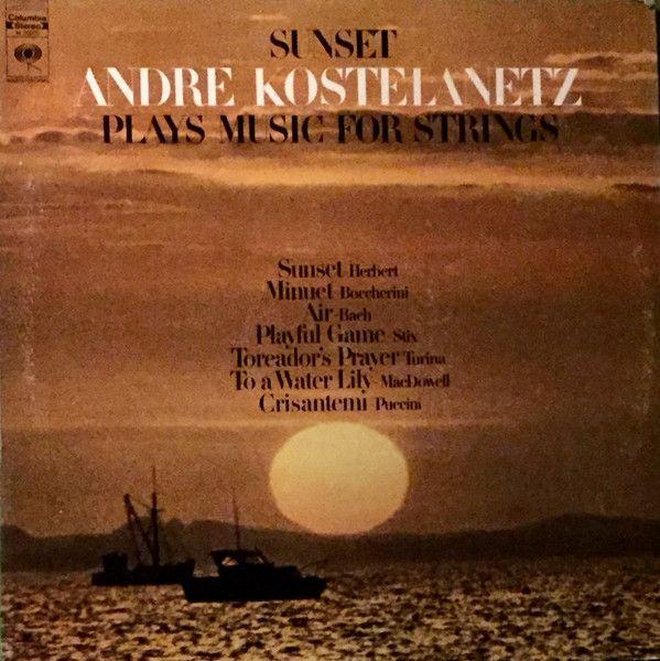Portada del álbum "Sunset", de Andre Kostelanetz