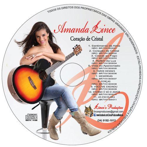 Capa do Álbum "Coração de Cristal", de Amanda Lince