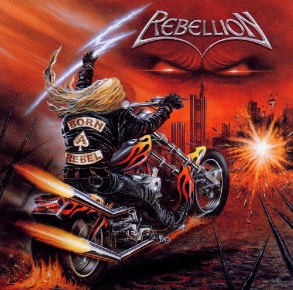 Capa do Álbum "Born a Rebel", de Rebellion
