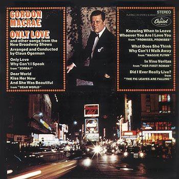 Album cover of " Only Love" by Gordon Macrae