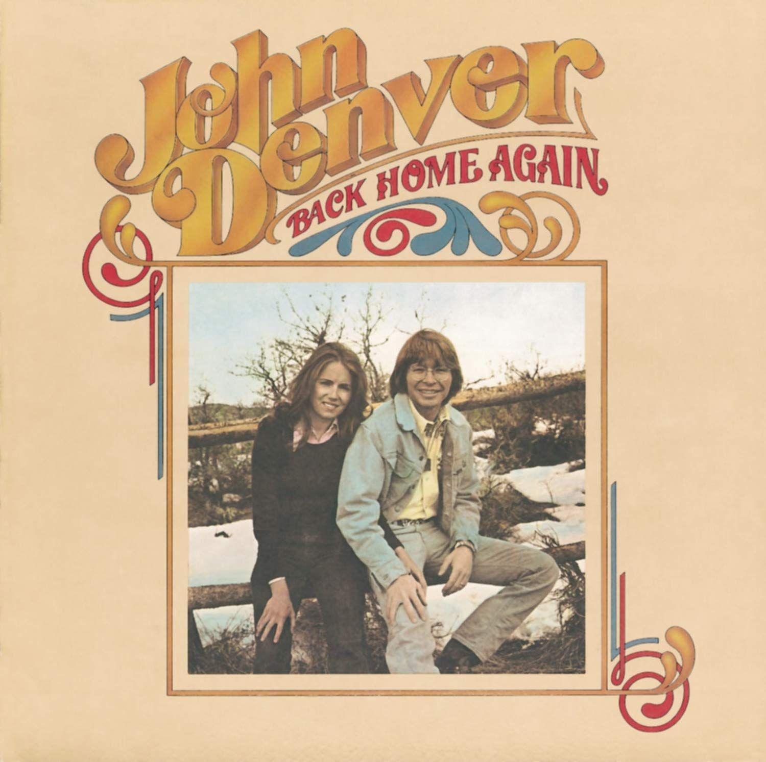 Album cover of "Back Home Again" by John Denver