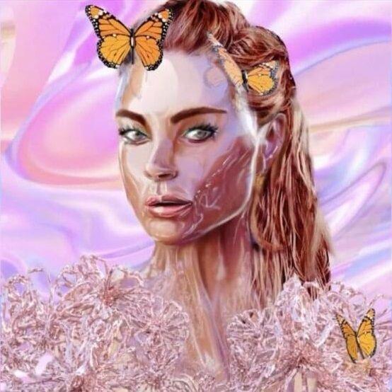 Portada del álbum "Lullaby", de Lindsay Lohan